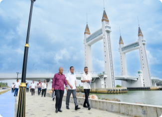 LAWATAN KERJA YB SUK KE PROJEK KTCC