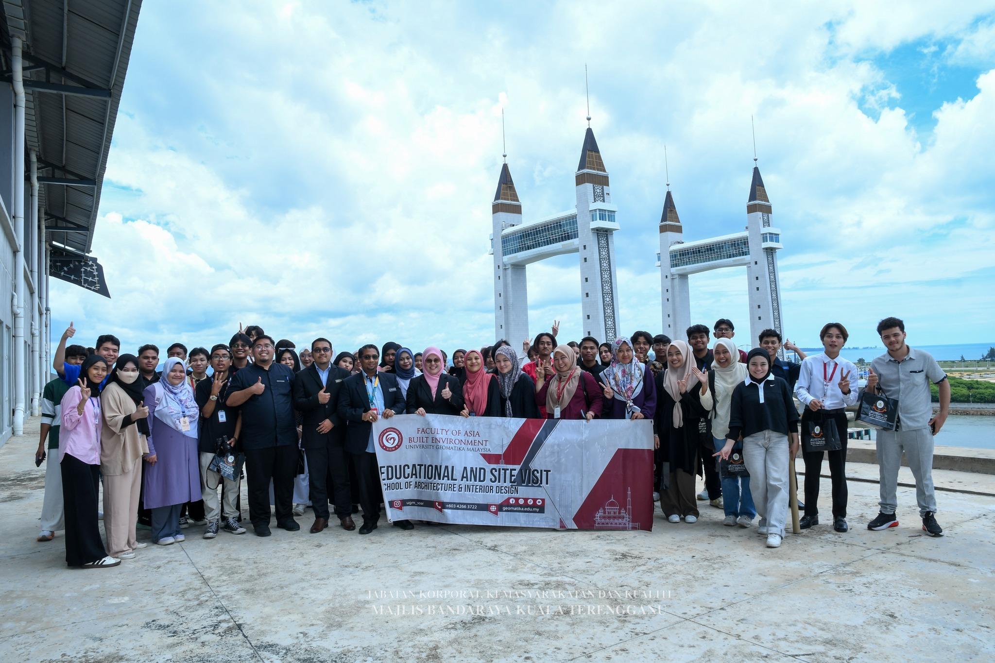 LAWATAN SAMBIL BELAJAR PELAJAR-PELAJAR UNIVERSITI GEOMATICA MALAYSIA KE MBKT