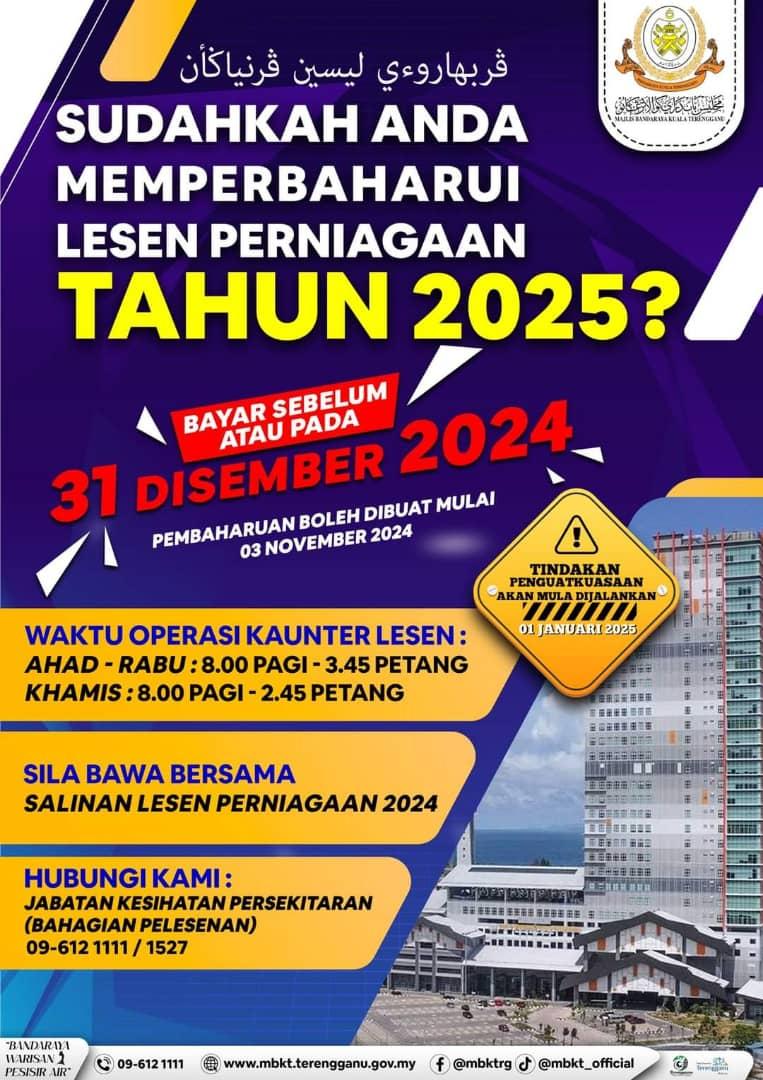 SUDAHKAH ANDA MEMPERBAHARUI LESEN PERNIAGAAN TAHUN 2025?